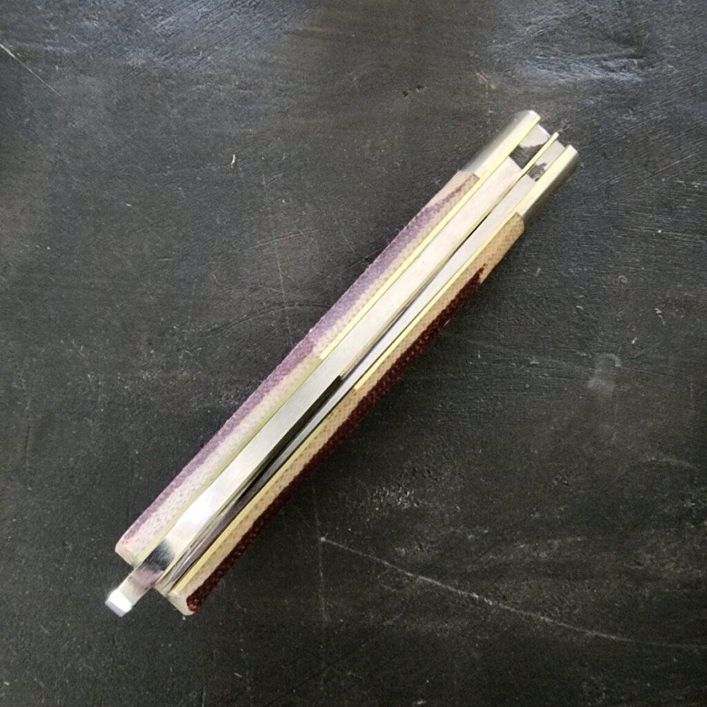 Great Eastern Cutlery #725224 HP Stained Muslin Micarta PROTOTYPE – gallery image 4