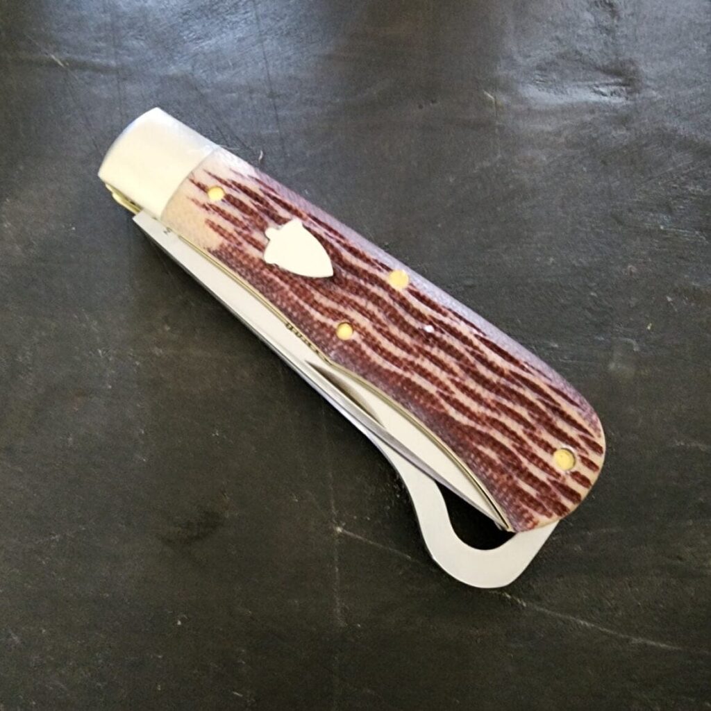 Great Eastern Cutlery #725224 HP Stained Muslin Micarta PROTOTYPE – gallery image 5