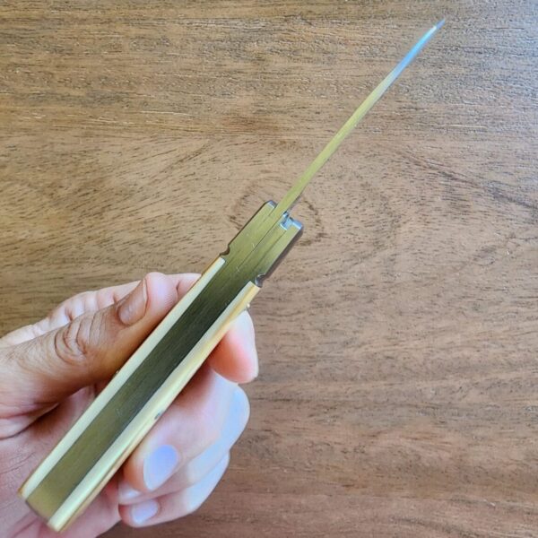 Waterville Cutlery USA, Sway Back Jack Hand Crafted Custom By Mike Zscherny in Mammoth - Image 5