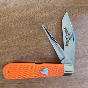 Great Eastern Cutlery #861223 Jigged Orange Delrin ESPL (1 of 26 made) knife for sale