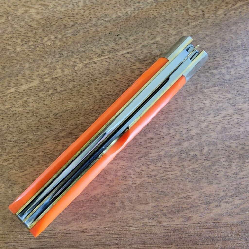 Great Eastern Cutlery #861223 Jigged Orange Delrin ESPL (1 of 26 made) – gallery image 2