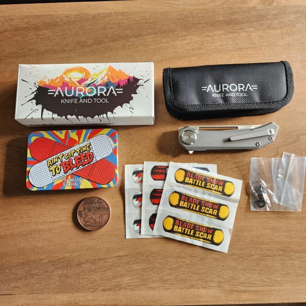 Aurora Knife and Tool, New for 2024 Truffles in S35VN + Gray Titanium (As Seen on Blade Show Video) – gallery image 7