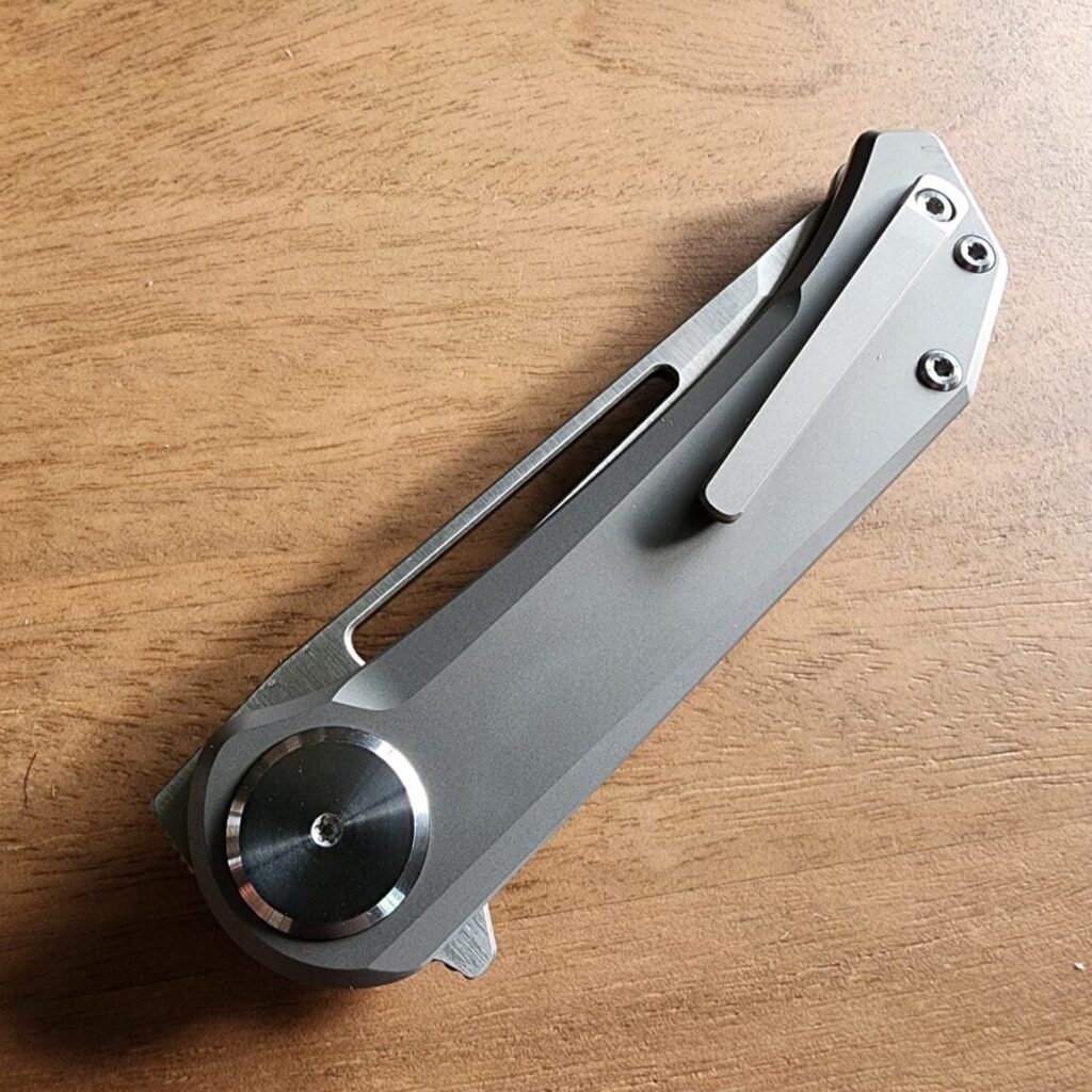 Aurora Knife and Tool, New for 2024 Truffles in S35VN + Gray Titanium (As Seen on Blade Show Video) – gallery image 6