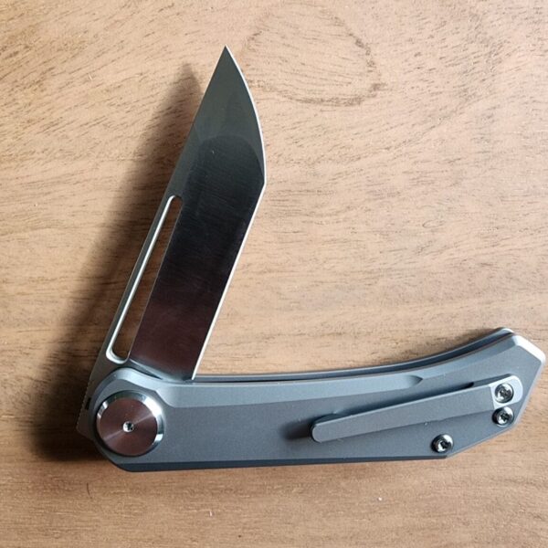 Aurora Knife and Tool, New for 2024 Truffles in S35VN + Gray Titanium (As Seen on Blade Show Video) – gallery image 1