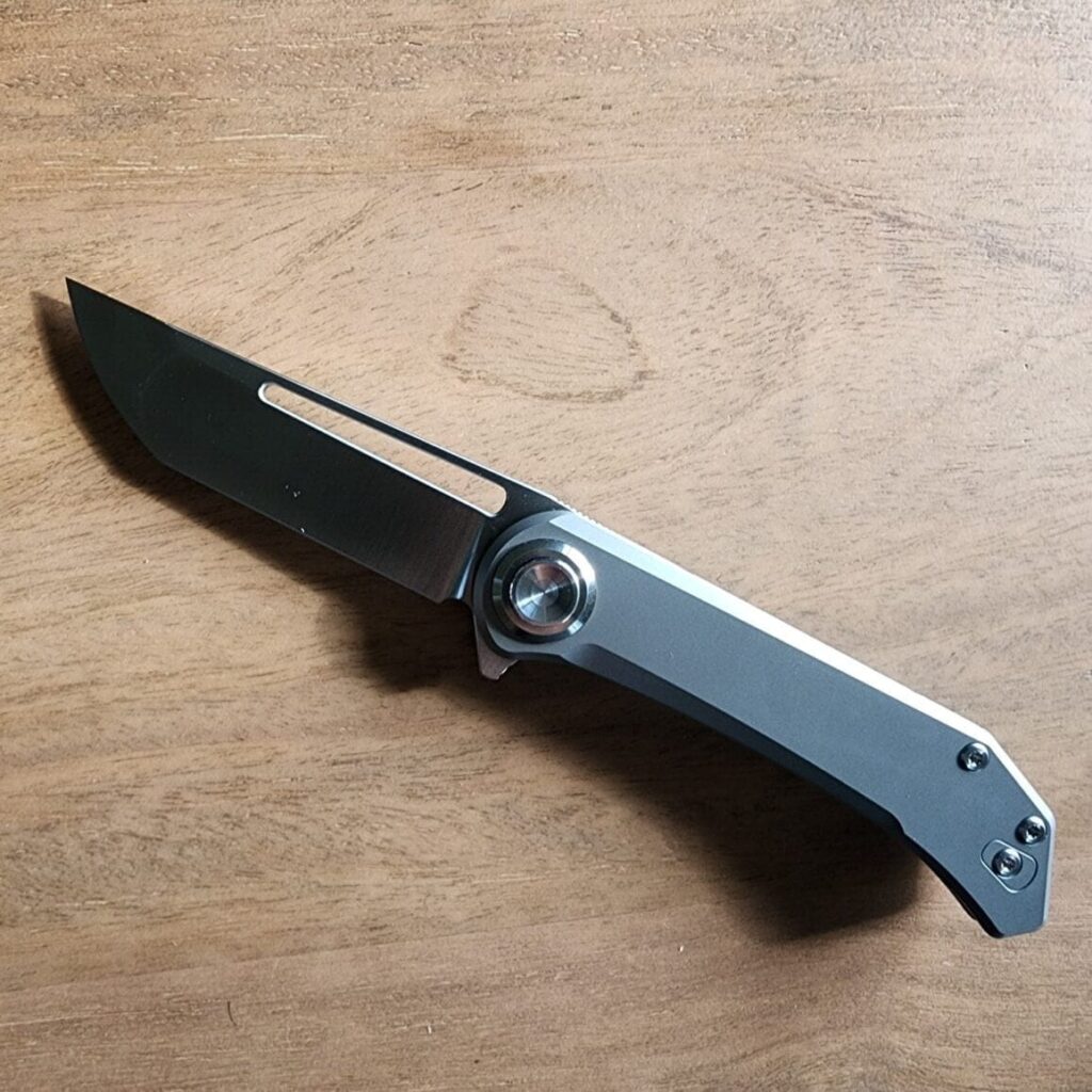 Aurora Knife and Tool, New for 2024 Truffles in S35VN + Gray Titanium (As Seen on Blade Show Video) – gallery image 5
