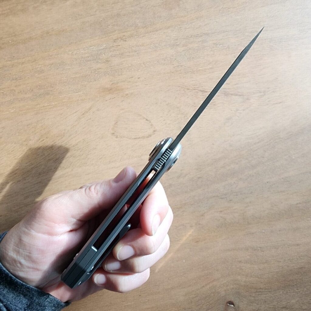 Aurora Knife and Tool, New for 2024 Truffles in S35VN + Gray Titanium (As Seen on Blade Show Video) – gallery image 3