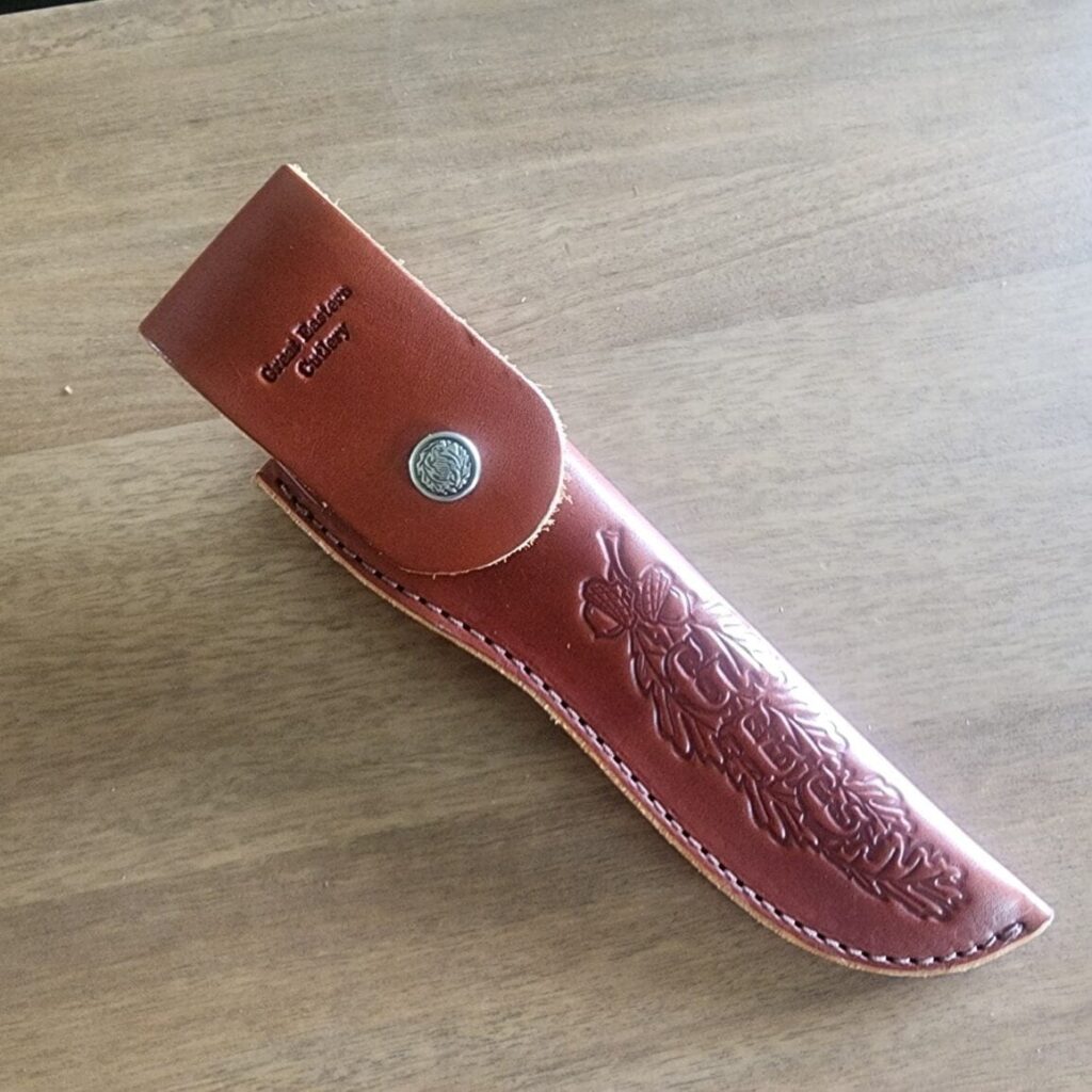 GEC Fixed Blade H23416 in Natural Canvas Micarta – gallery image 2