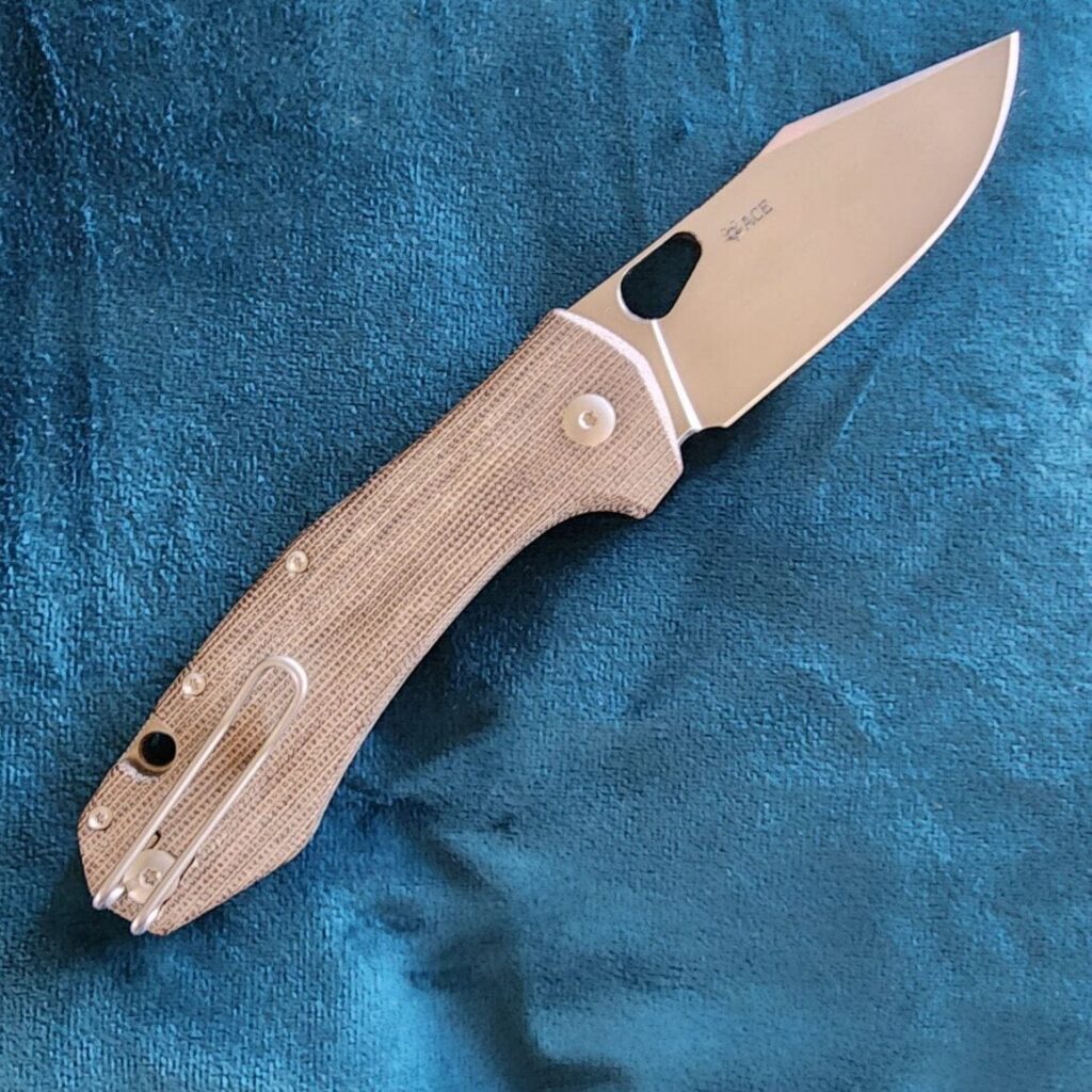 Giant Mouse ACE Green Micarta Grand Discounted "Rescue Mouse" – gallery image 3