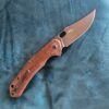 Giant Mouse ACE Jutland Burlap Micarta PVD Discounted "Rescue Mouse" knife for sale
