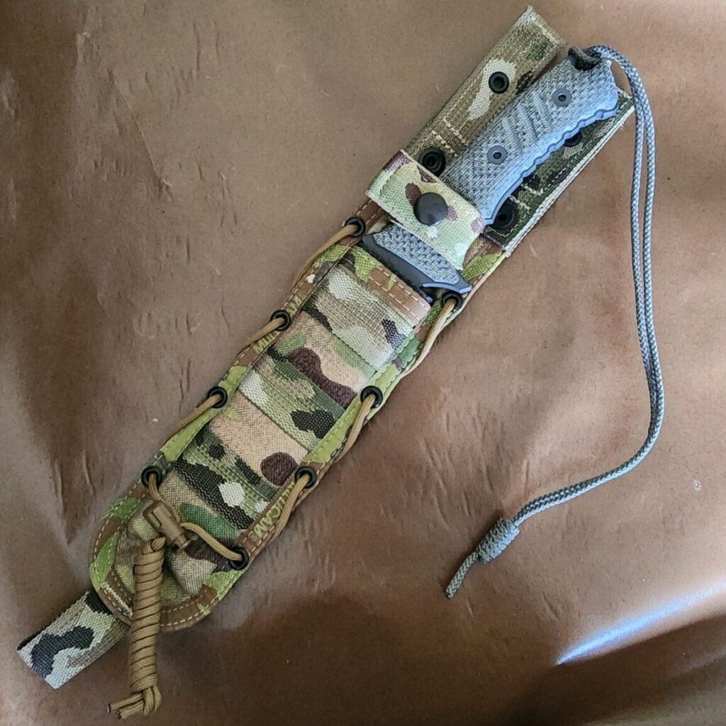 Chris Reeve Pacific Fixed Blade in CPM S35VN and Black Canvas Micarta Created August 27, 2019 – gallery image 2