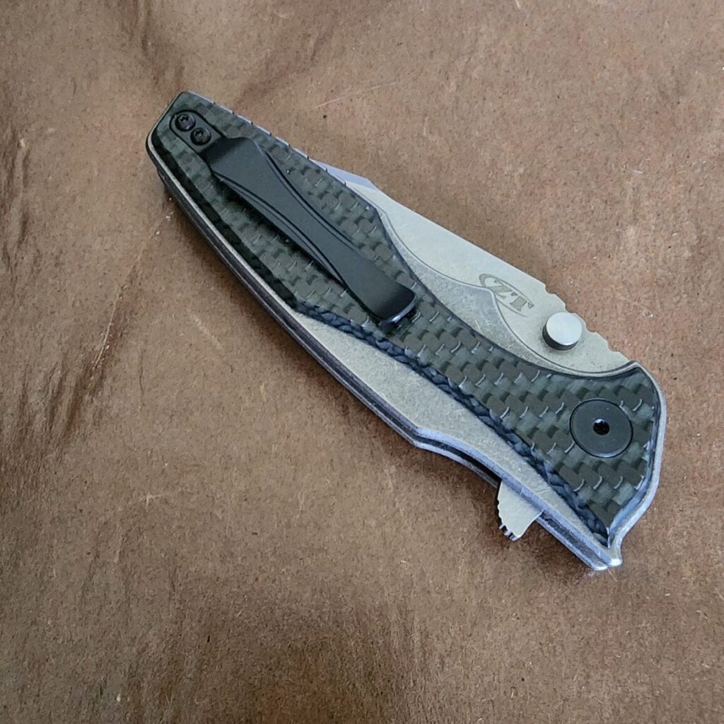 Chris Reeve Pacific Fixed Blade in CPM S35VN and Black Canvas Micarta Created August 27, 2019 – gallery image 11