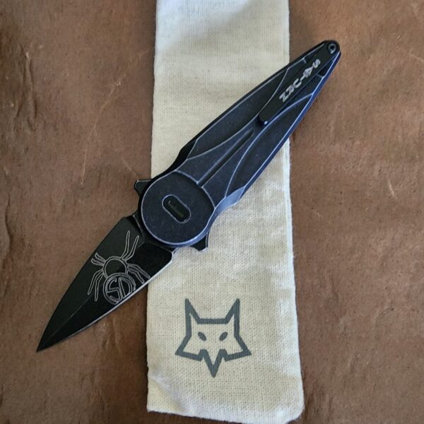 Fox Knives LEFTY FX-551 SX ALB Saturn in N690 gently used - Image 4