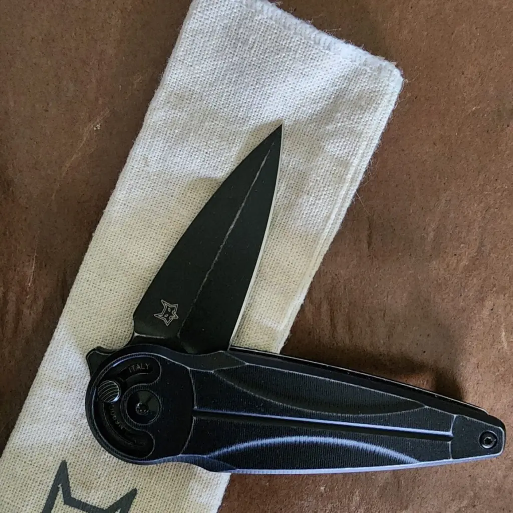 Fox Knives LEFTY FX-551 SX ALB Saturn in N690 gently used For Sale