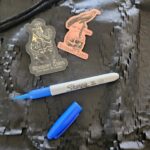 Revenant Corps G10 Blue Awl knife for sale