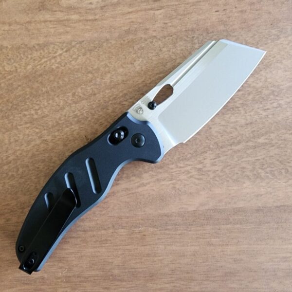 Kizer C10C By Sheepdog Knives in 154 CM and Black Aluminum. Model V4488AC2