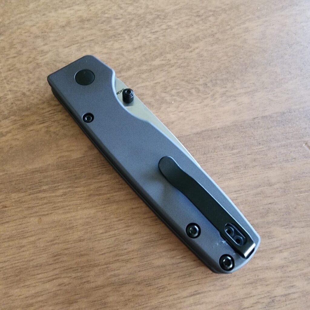 Kizer Original XL with 154 CM Stone Washed Blade, Button Lock and Aluminum. Model V4605C2 – gallery image 3