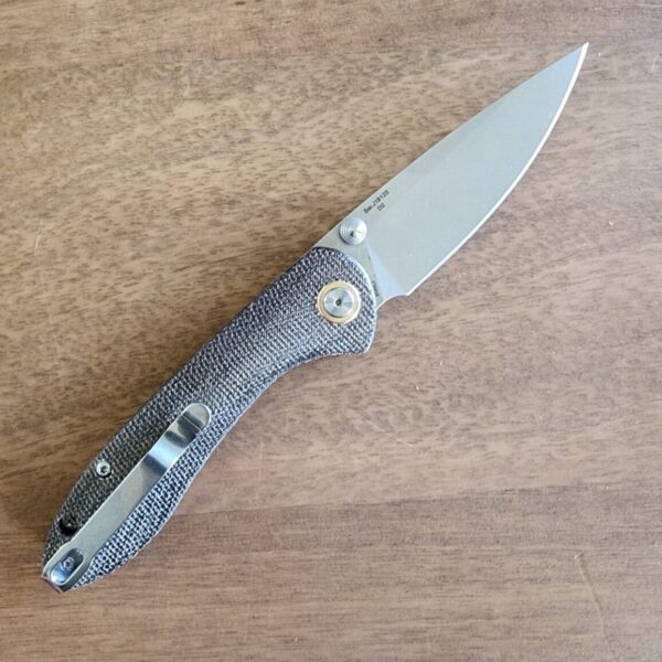 CJRB Blade HQ Exclusive Feldspar J1912MS-ODG OD Green Micarta - Image 4