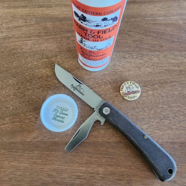 Great Eastern Cutlery #715222 OD Green Canvas Micarta – gallery image 1