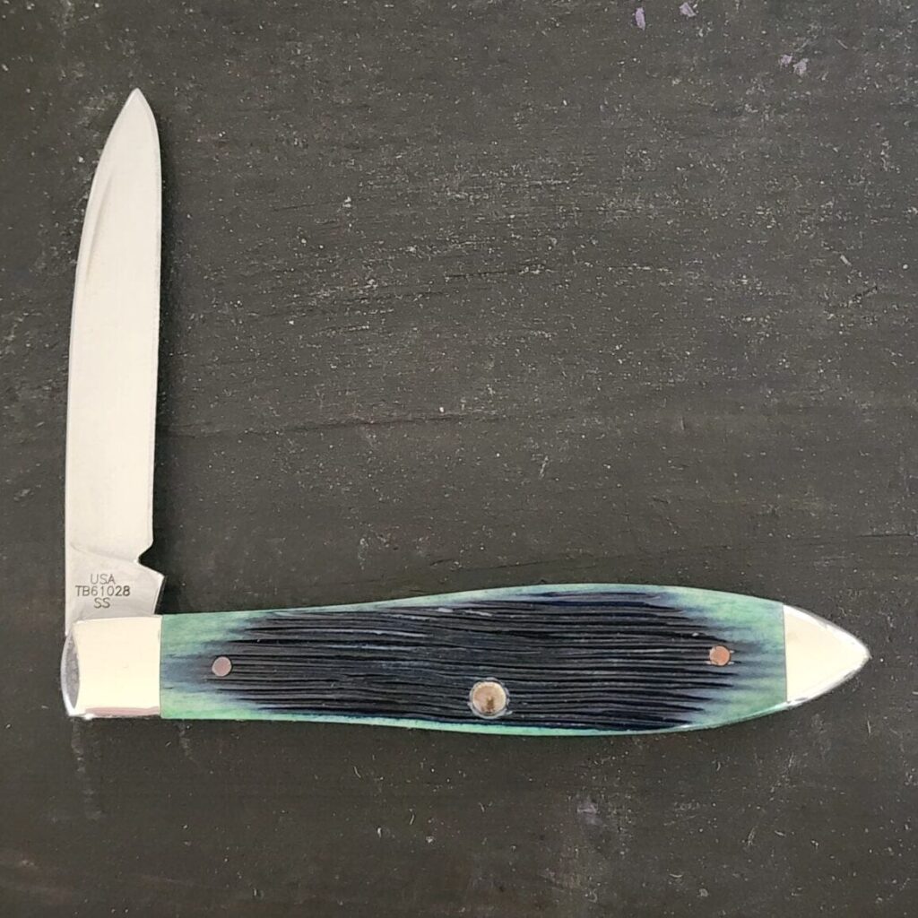 Case XX USA TB61028 SS Hunter Green Teardrop Jack – gallery image 2