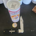Great Eastern Cutlery #781124 Jigged Black Delrin Rozee knife for sale