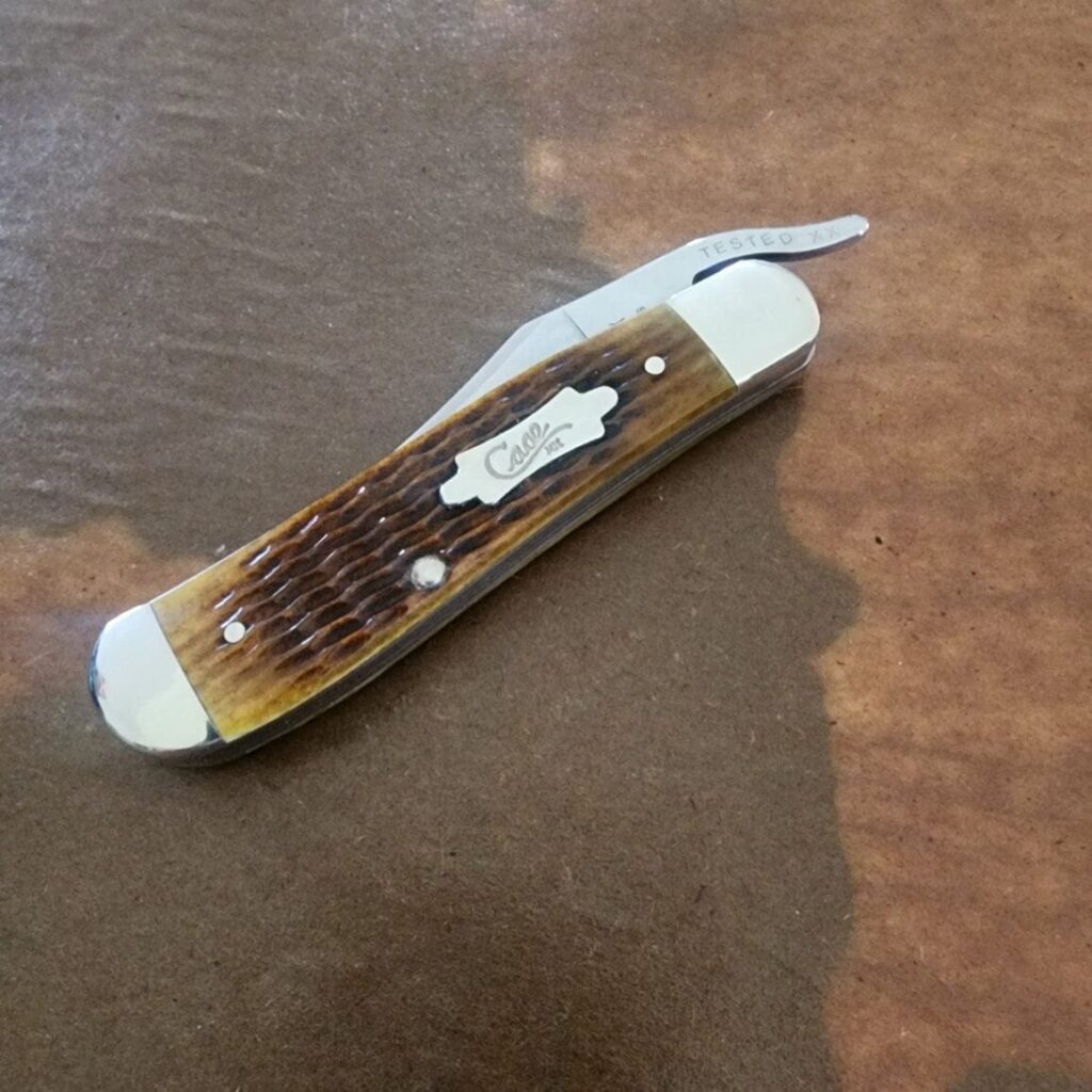 Case XX USA 61953 L SS Antique Rogers Corn cob Jig Russ lock – gallery image 4