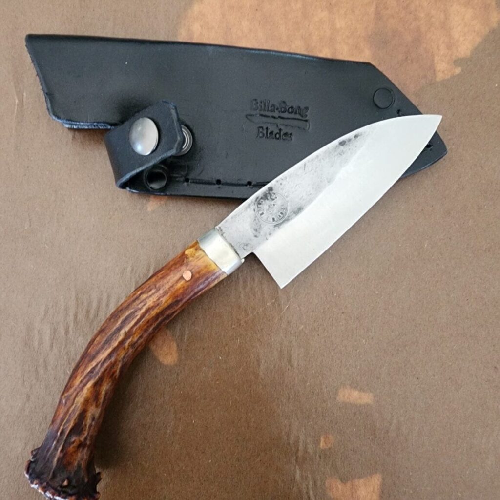 BillaBong Blades Deer Antler Custom Hunting Knife knife for sale