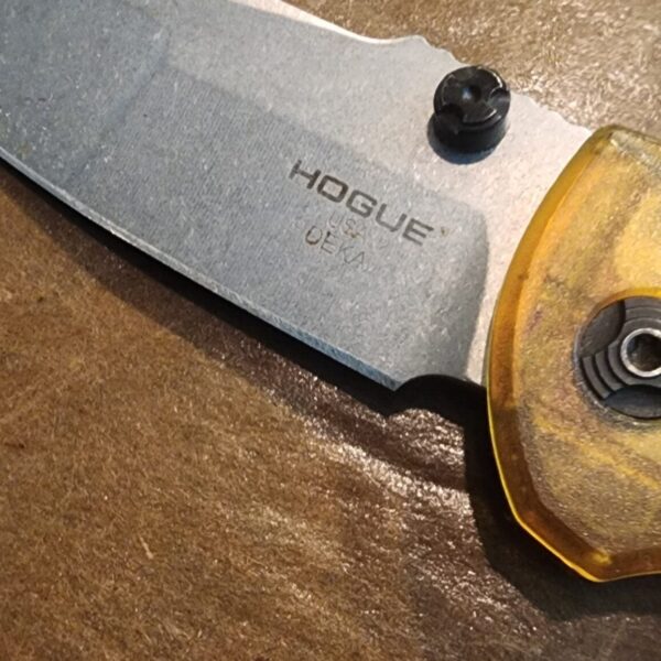Hogue Knives Deka MagnaCut Clip Point Knife Ultem by Elishewitz (gently used) - Image 5