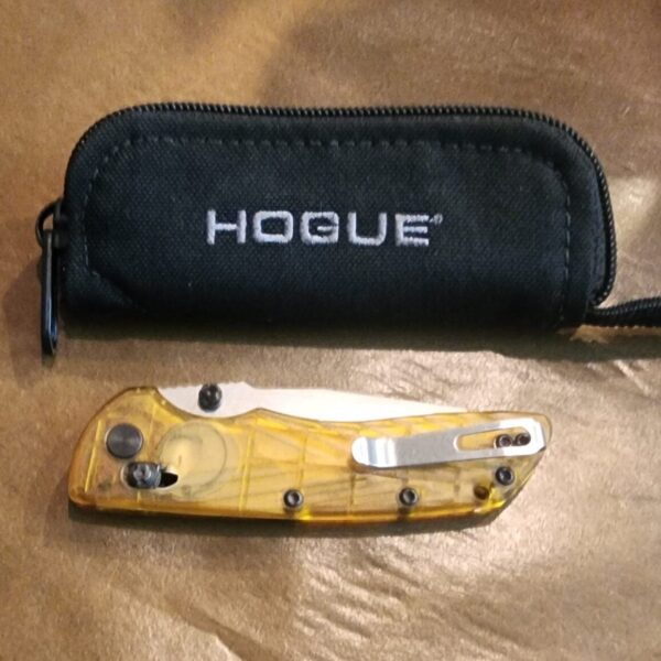 Hogue Knives Deka MagnaCut Clip Point Knife Ultem by Elishewitz (gently used) - Image 2