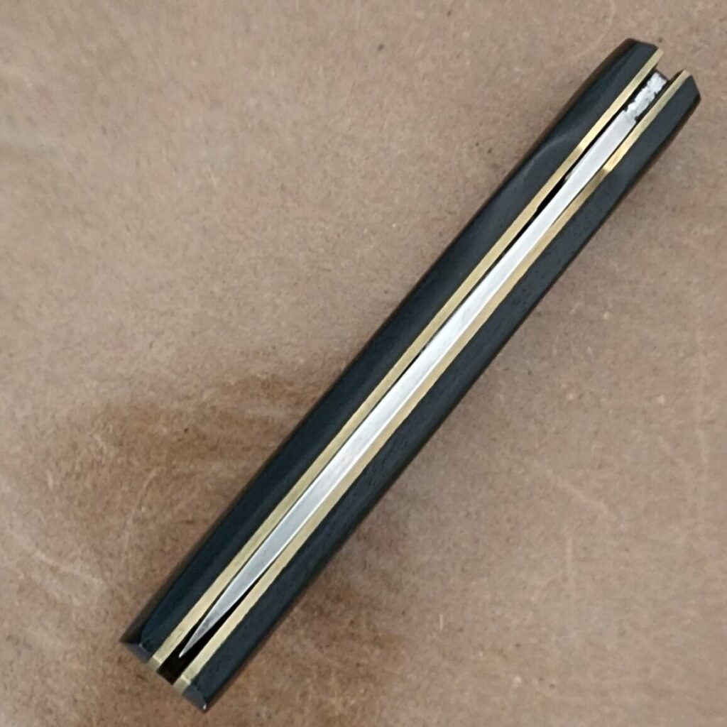 Jeff Pearce Custom Sodbuster in Ebony Wood With Strong Patina – gallery image 3