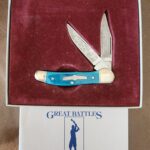 Boker Great Battles of the Civil War in Blue Bone knife for sale
