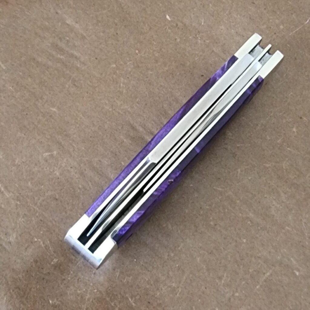 TSA Knives Exclusive Old Man Jack Caplifter w/ Spear Blade Purple Box Elder 1 of 10 by Daniels 07/2024 – gallery image 4