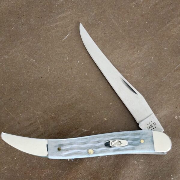 Case XX USA Pocket Worn Gray Bone Medium Texas Toothpick 61048 CS – gallery image 1