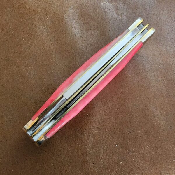 TSA Knives Exclusive Old Man Jack Caplifter w/ Sheepsfoot Red Velvet Giraffe Bone (1 of 3) by Daniels 07/2024 - Image 8
