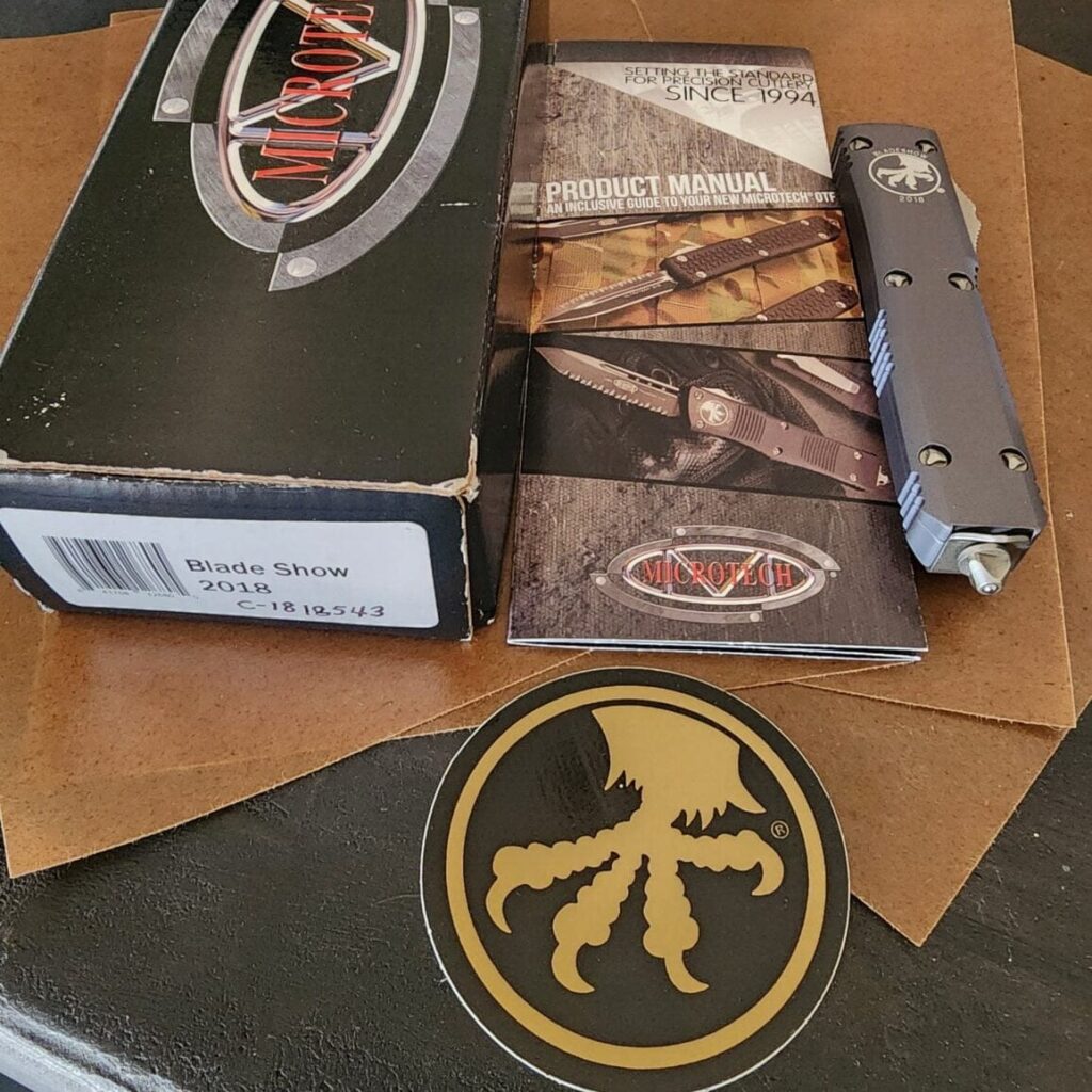 Microtech USA Blade Show 2018 M390 UT-8 C-1818543 – gallery image 2