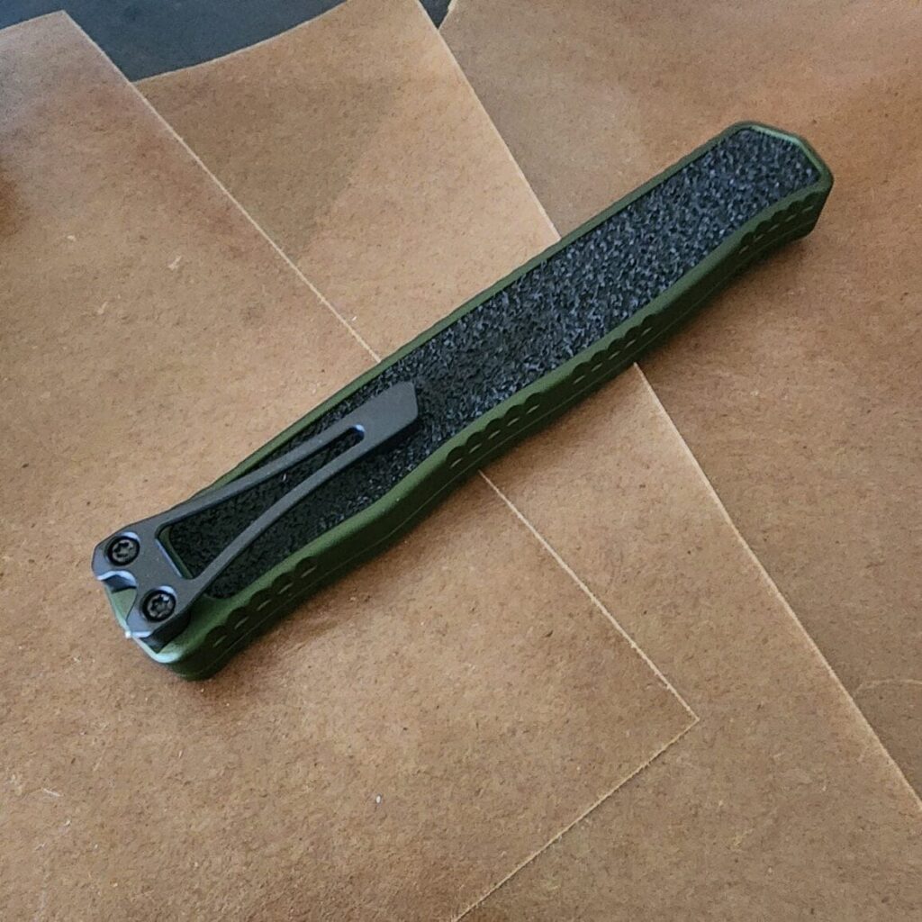 Heretic Cleric 2 Tanto DLC OD Green H019-6A-GRN SN 02081 – gallery image 6