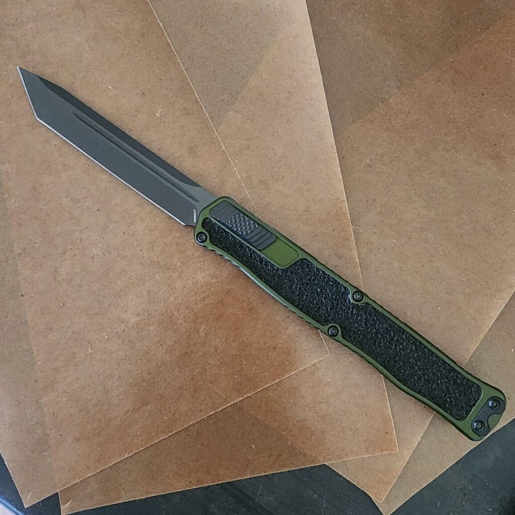 Heretic Cleric 2 Tanto DLC OD Green H019-6A-GRN SN 02081 – gallery image 2