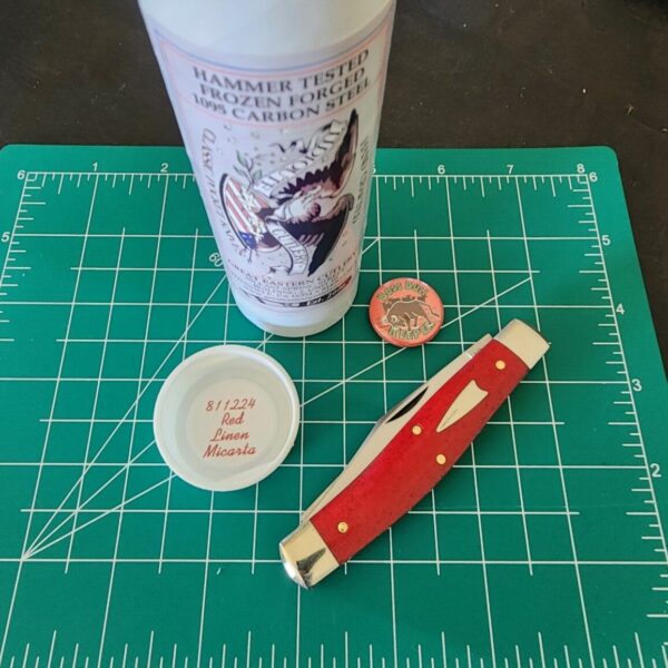 Great Eastern Cutlery #811224 Red Linen Micarta - Image 2