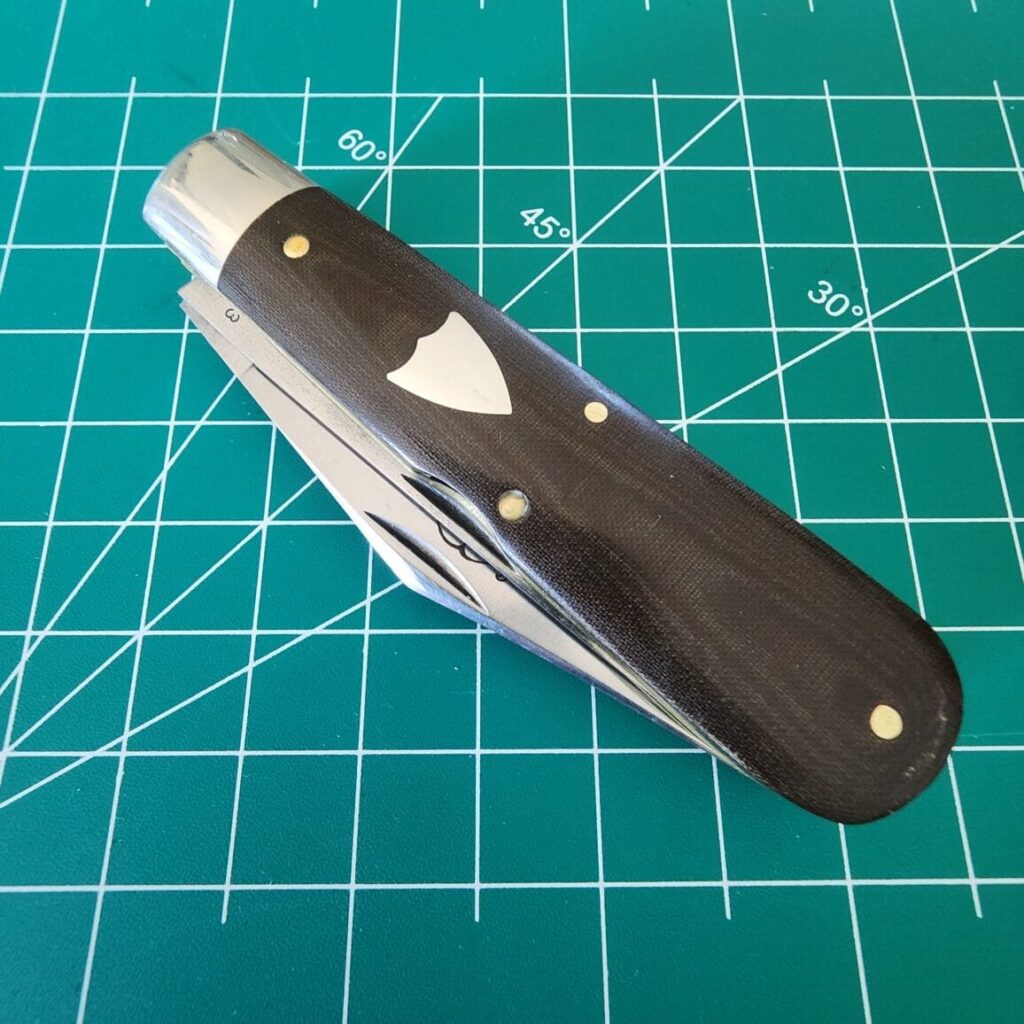 Great Eastern Cutlery #861223 OD Green Linen Micarta (1 of 29 made) "S" Store Model – gallery image 2