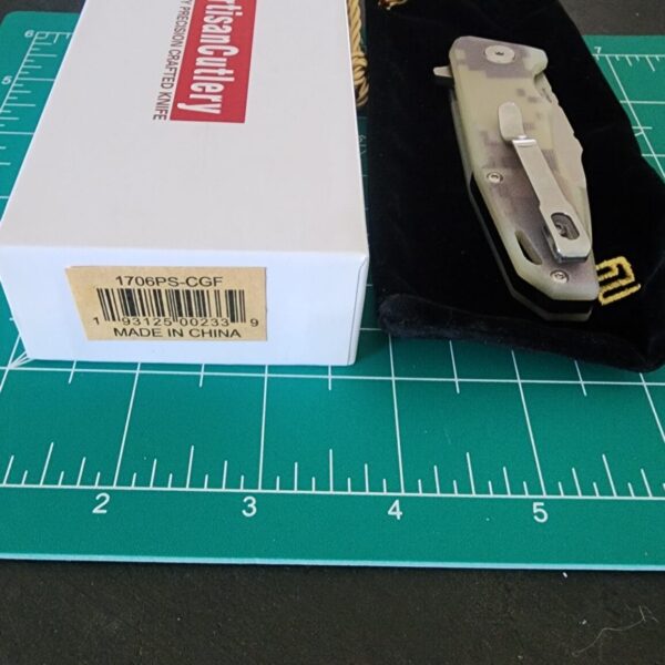 Artisan Cutlery 1706 PS-CGF in Camo G10 and D2 - Image 2