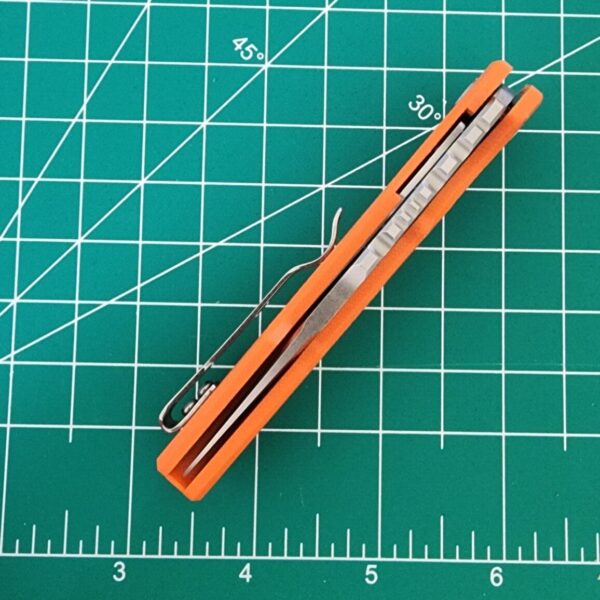 Artisan Cutlery 1706 PS-OEF in Orange G10 and D2 - Image 2