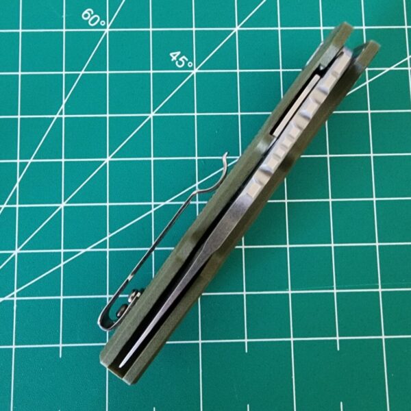Artisan Cutlery 1706 PS-GNF in OD Green G10 and D2 - Image 3