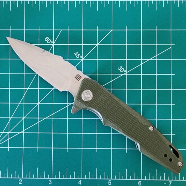 Artisan Cutlery 1706 PS-GNF in OD Green G10 and D2 - Image 2