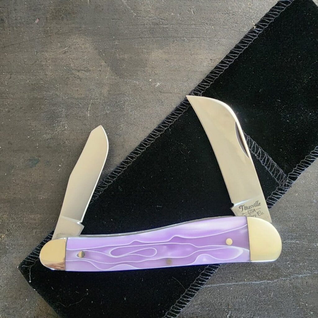 Titusville Cutlery Rooster Comb Magic Potion Acrylic by Daniels 09/2024 (1 of 70) knife for sale