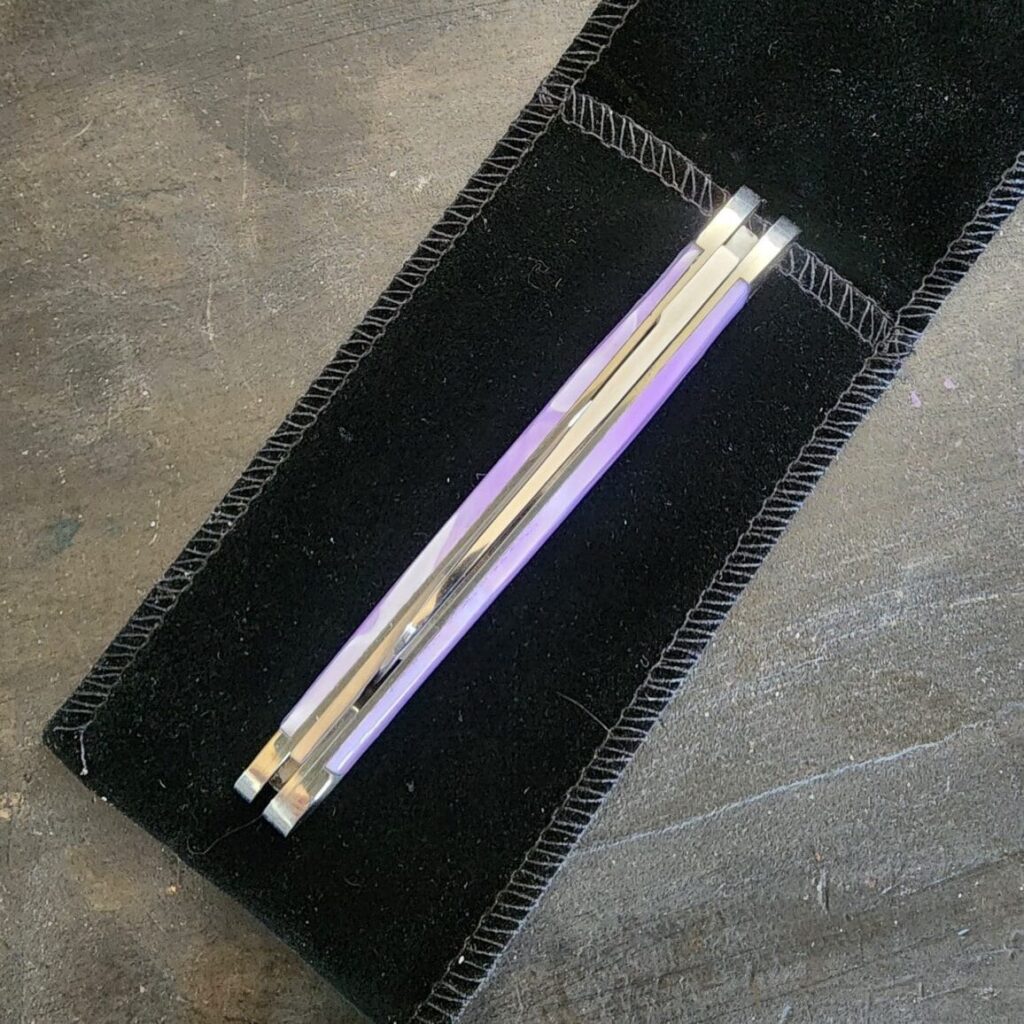 Titusville Cutlery Rooster Comb Magic Potion Acrylic by Daniels 09/2024 (1 of 70) knife for sale