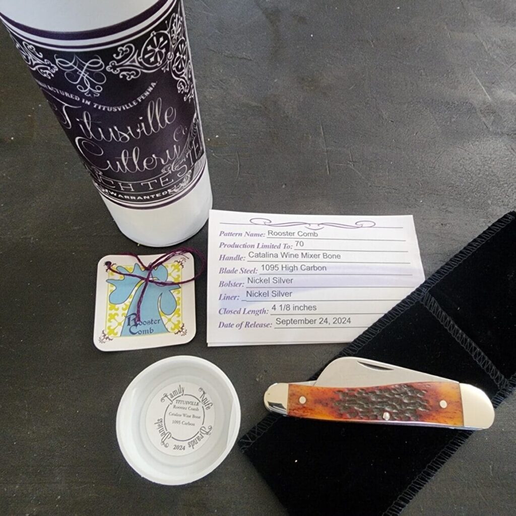 Titusville Cutlery Rooster Comb Catalina Wine Mixer by Daniels 09/2024 (1 of 70) – gallery image 6