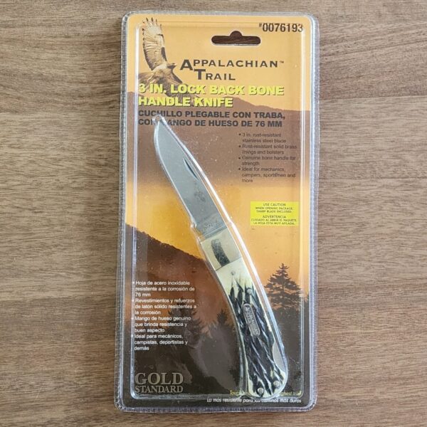 Appalachian Trail 3 " Lock Back Bone Folder – gallery image 1