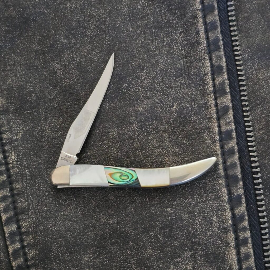 Frost Cutlery Tiny Toothpick in MOP and Abalone – gallery image 4