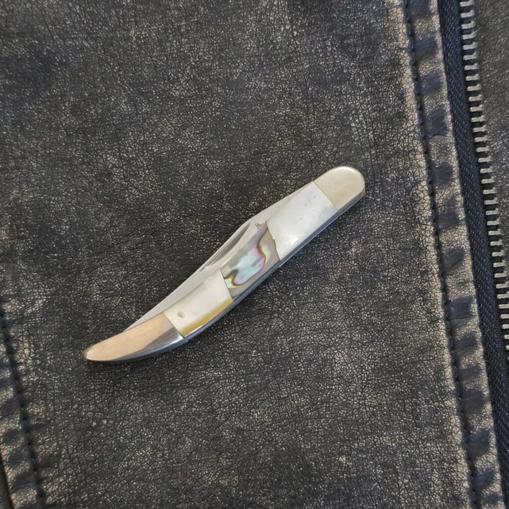 Frost Cutlery Tiny Toothpick in MOP and Abalone – gallery image 3
