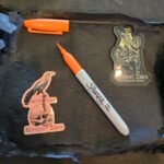 Revenant Corps G10 Orange Awl knife for sale