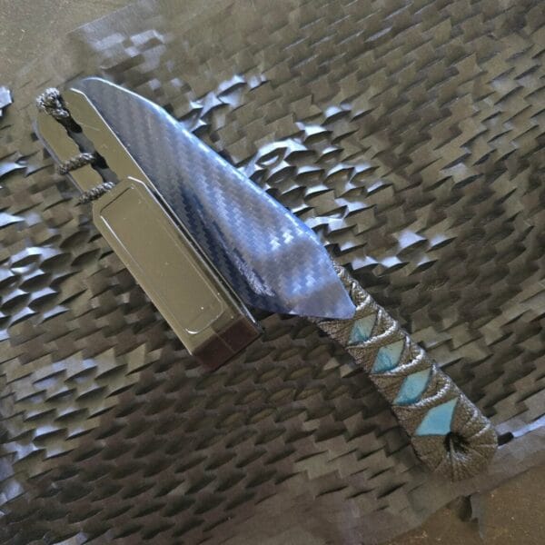 Revenant Corps G10 Great Tailed Grackle with Sheath, Black on Blue - Image 3